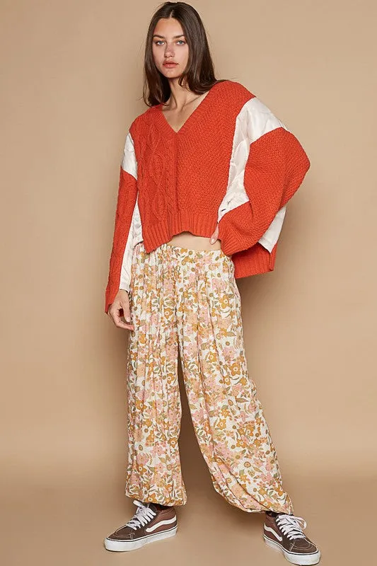 Autumnal Elegance Knit Top