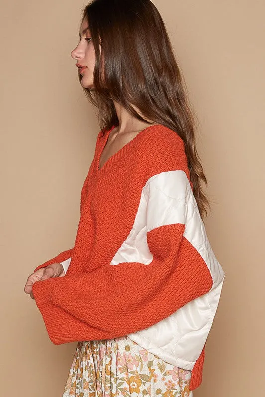 Autumnal Elegance Knit Top