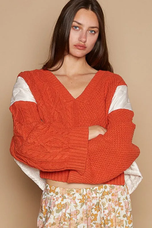 Autumnal Elegance Knit Top
