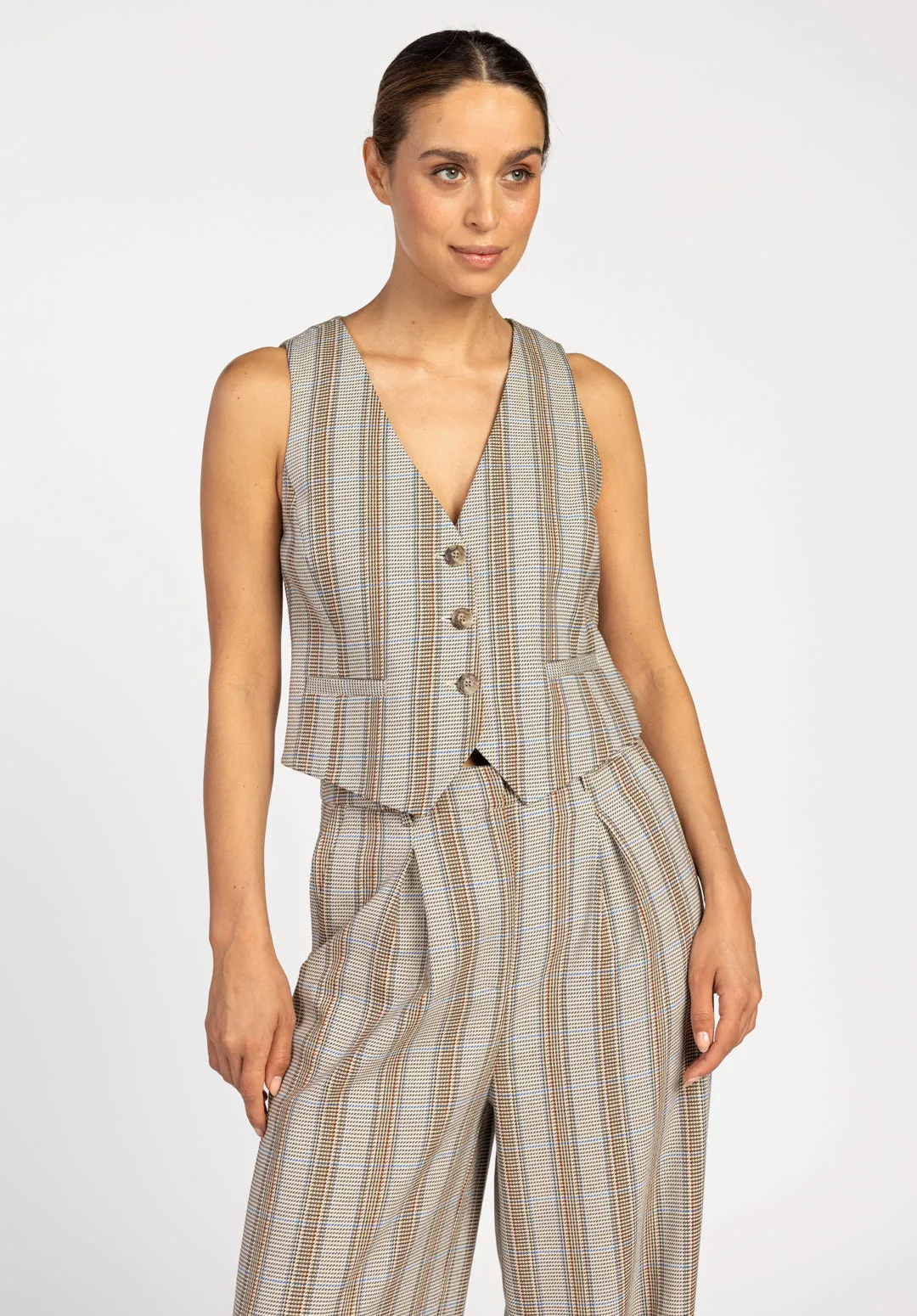 Charlize Pied Pants Stripe