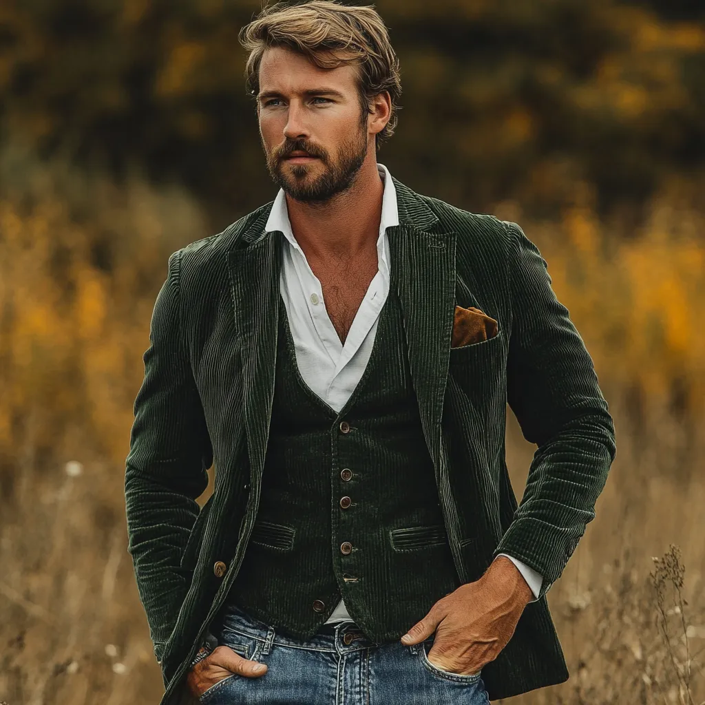 Maximo | Vintage Blazer and Gilet