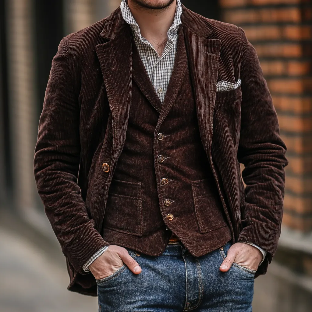 Maximo | Vintage Blazer and Gilet