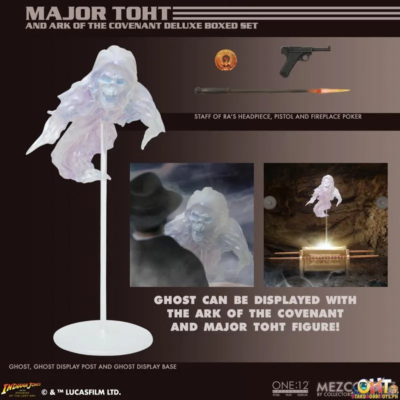 Mezco One:12 Collective Major Toht and Ark of the Covenant Deluxe Boxed Set
