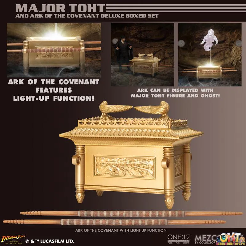 Mezco One:12 Collective Major Toht and Ark of the Covenant Deluxe Boxed Set