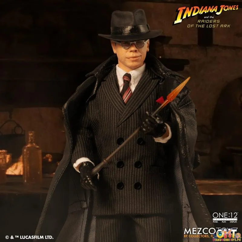 Mezco One:12 Collective Major Toht and Ark of the Covenant Deluxe Boxed Set