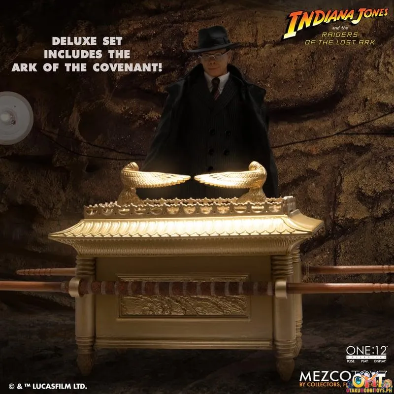 Mezco One:12 Collective Major Toht and Ark of the Covenant Deluxe Boxed Set