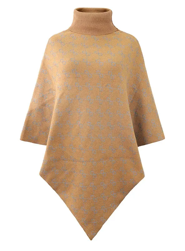 TastyHottie - COLLAR SWEATER CAPE SHAWL COAT