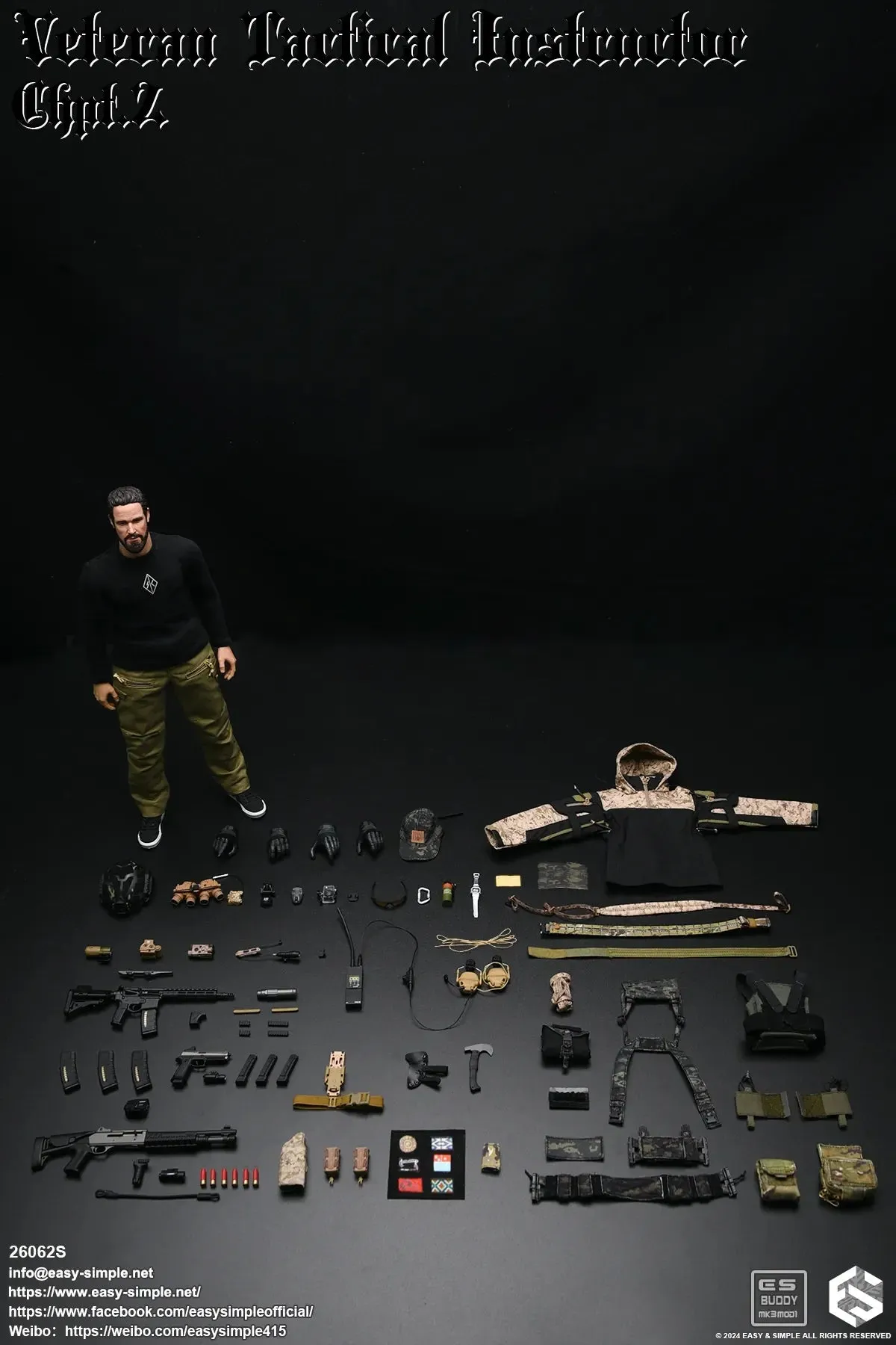 Veteran Tactical Instructor Chapter 2 3 Pack - MINT IN BOX