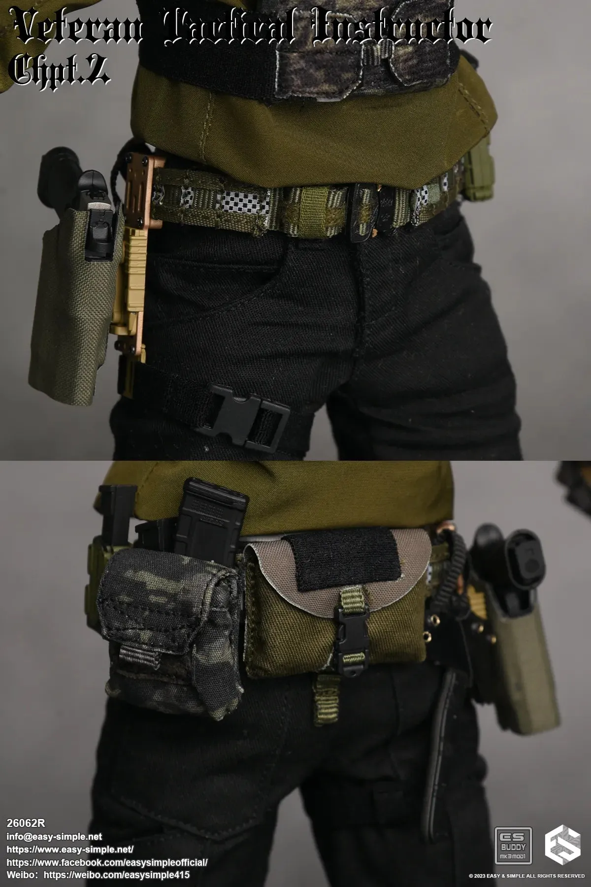 Veteran Tactical Instructor Chapter 2 3 Pack - MINT IN BOX